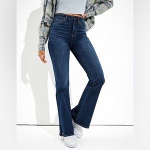 AE Ne(x)t Level Super High-Waisted Flare Jean SIZE 4